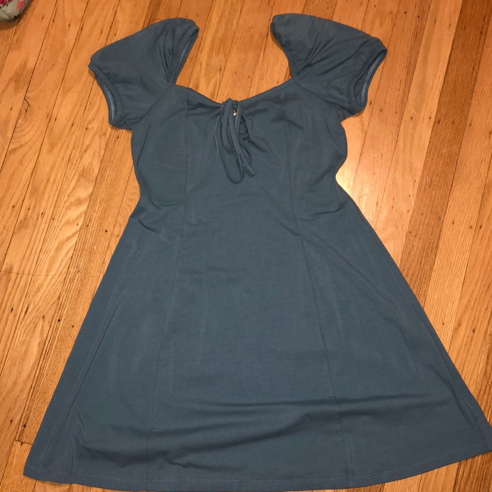 Casual teal/blue green dress